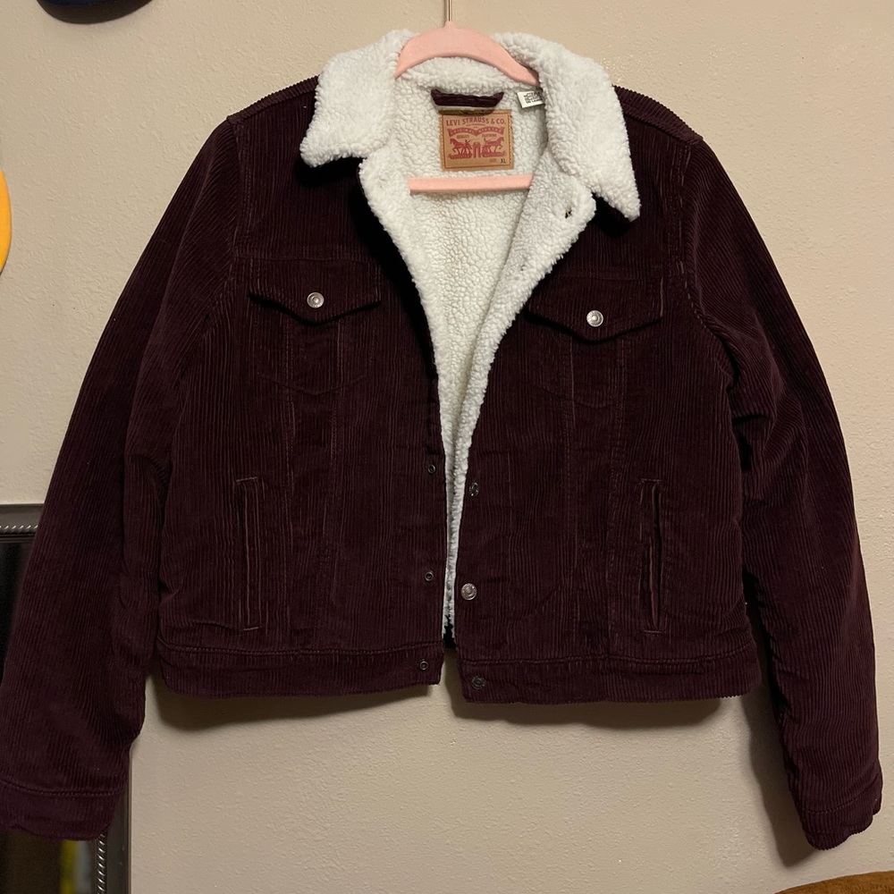 Levi’s Burgundy Corduroy Jacket